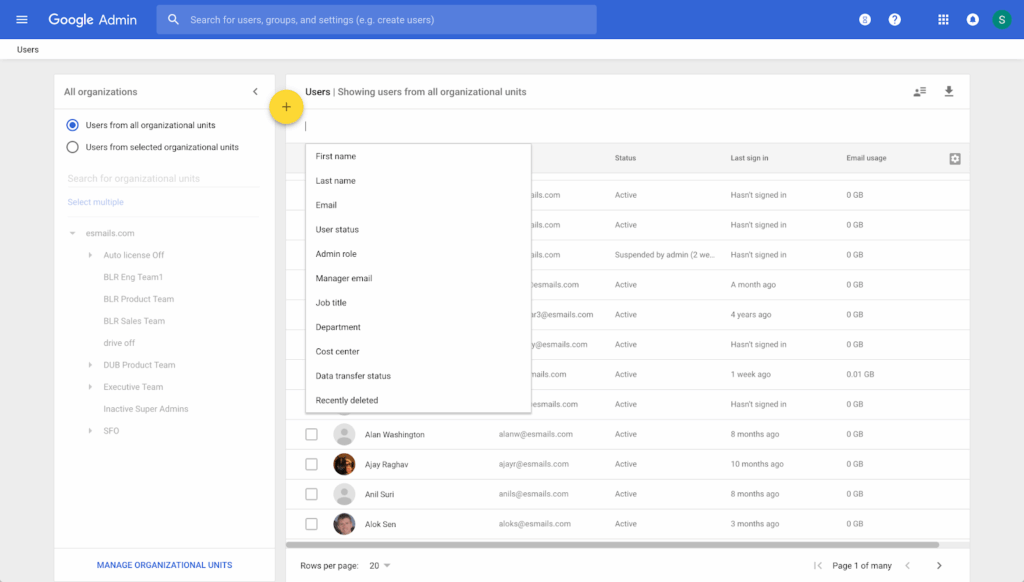 Managed IT page - email service